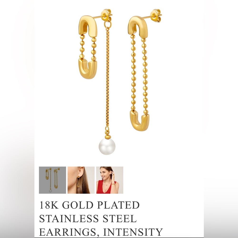 18K GOLD PLATED EARRINGS ❤️